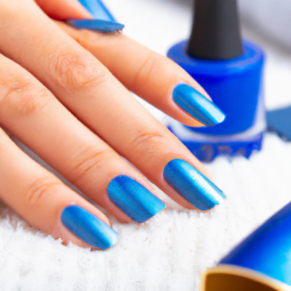 Niebieskie paznokcie - co oznaczają?