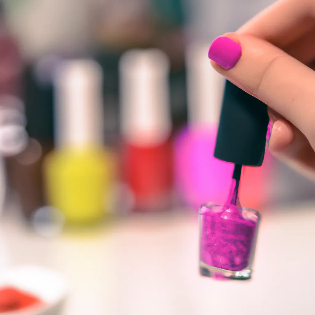 Jak nałożyć pyłek na paznokcie?