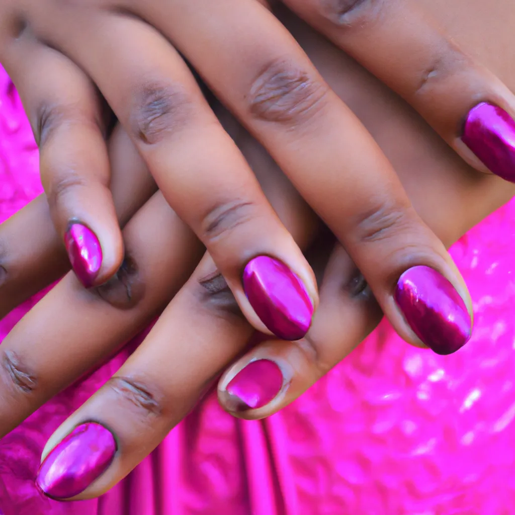 Jakie paznokcie do fuksjowej sukienki