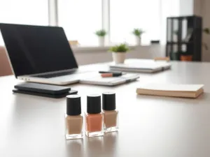 Manicure hybrydowy do pracy biurowej