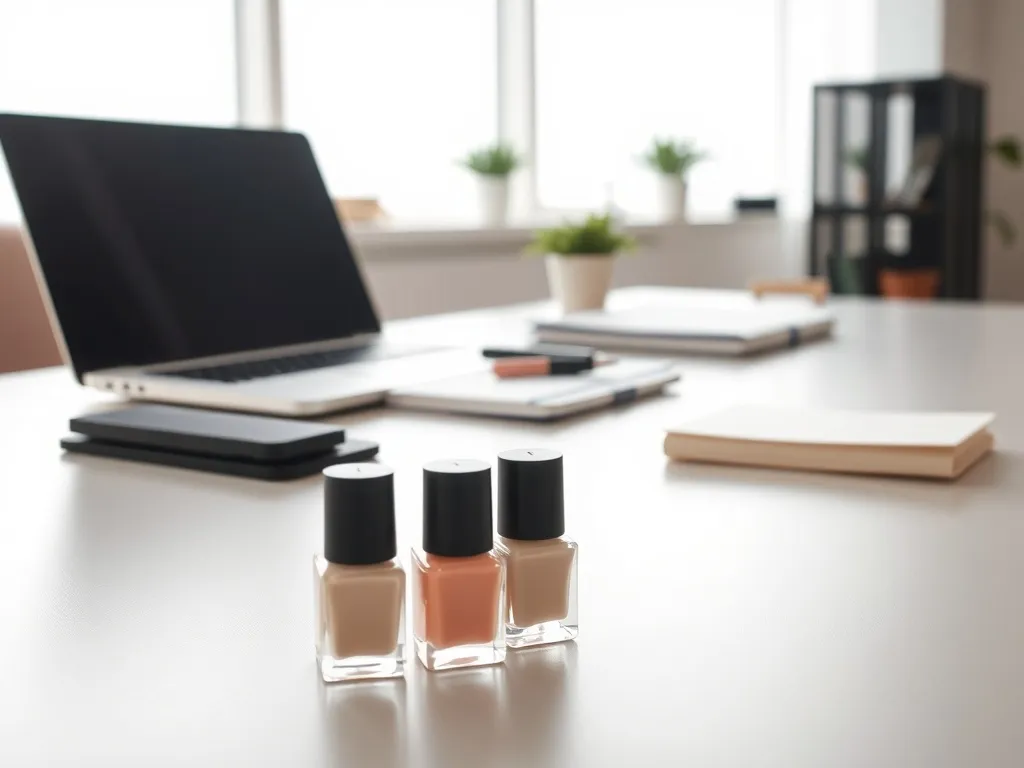 Manicure hybrydowy do pracy biurowej